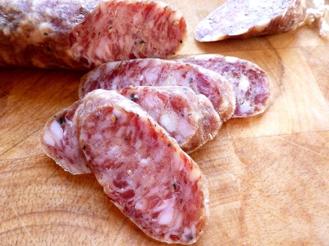 The saucisse sec and the saucisse sec with hazelnuts see first light
